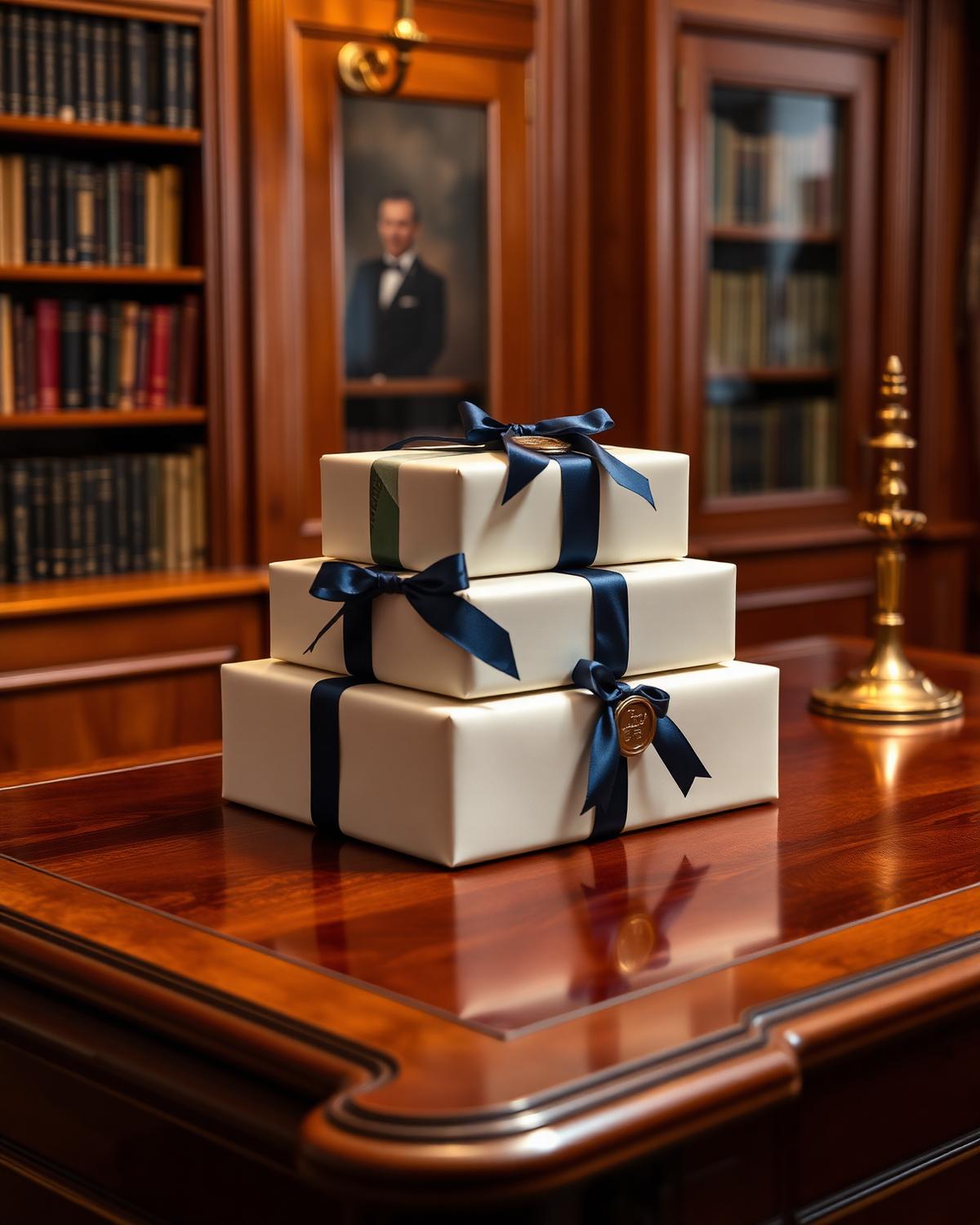 House of Chessie corporate gift parcels stacked and ready for delivery